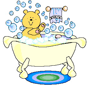 bath cartoon